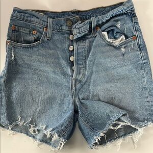 Distressed Denim Women's Shorts
